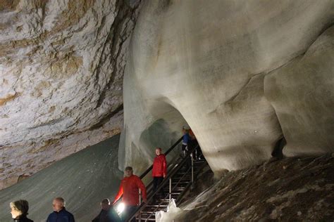 Ice tunnel in Dobsinska Ice Cave, Slovak Paradise National… | Flickr