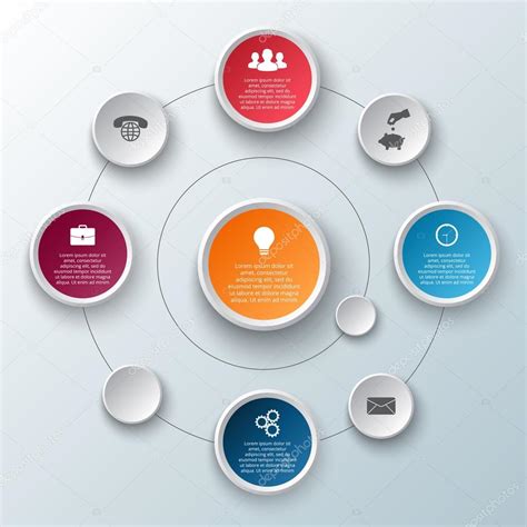 Vector circle elements for infographic. Stock Vector Image by ©abert84 ...