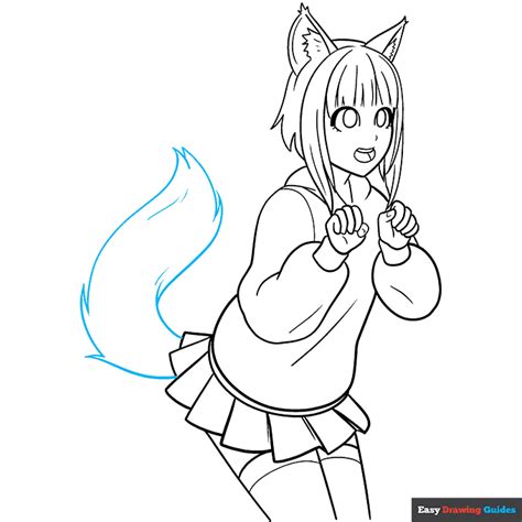 How To Draw An Anime Wolf Girl