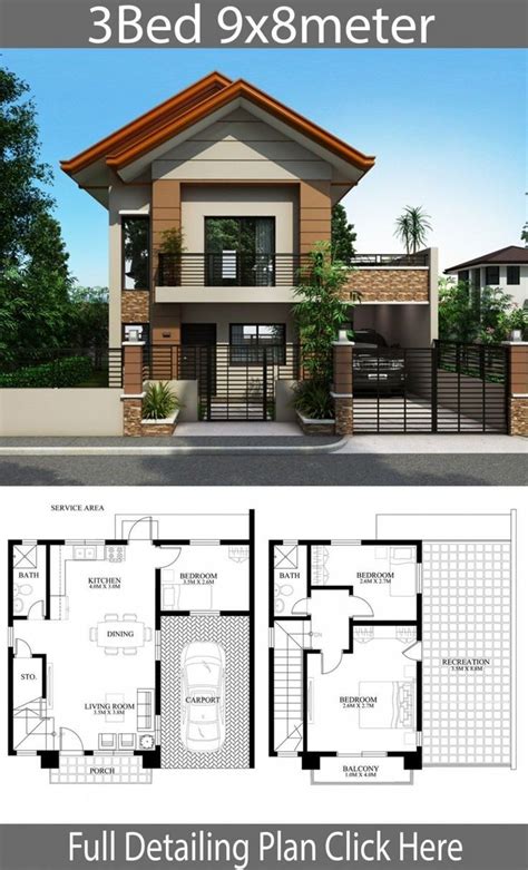 Best low cost 2 storey pinoy house for 2022 100 sqm alg designs 40 ...