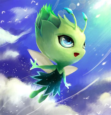 Celebi! Always had the impression that its head is an unbloomed lotus ...