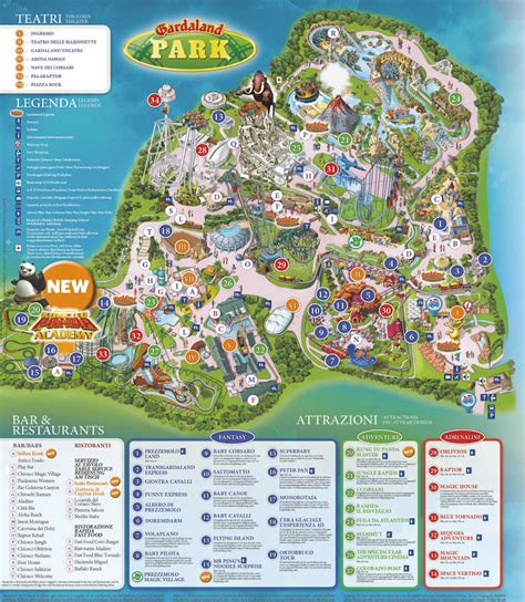 Gardaland Park Map