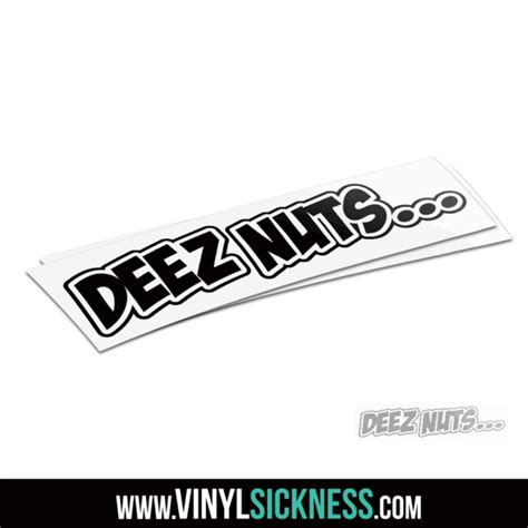 DEEZ NUTS • JDM TUNER STICKERS / DECALS • VS