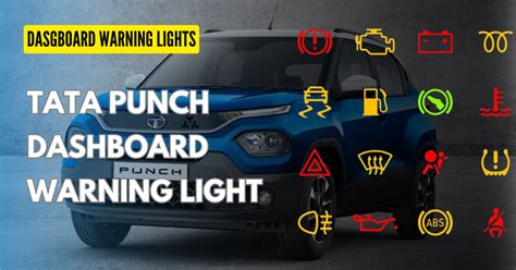 Tata Punch Instrument Cluster Symbols : Warning Lights - Ninja Fix