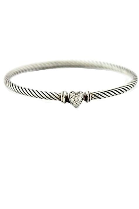 David Yurman Heart Cable Bracelet | Rent David Yurman jewelry for $40/month