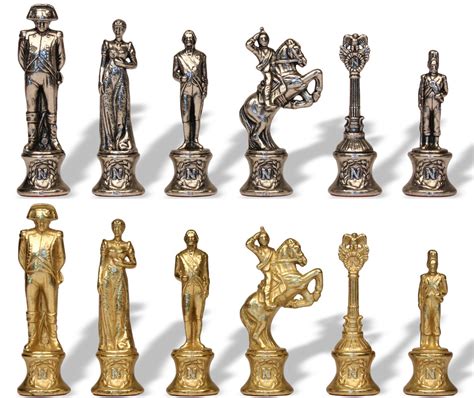 Metal Chess Pieces - The Chess Store