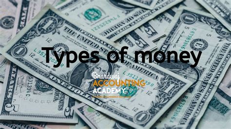 Types of Money - Bhardwaj Accounting Academy Important 2021