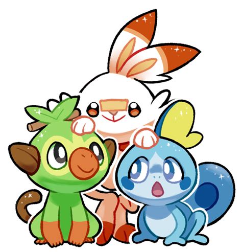 Gen 8 Starters by ProBOOM on DeviantArt