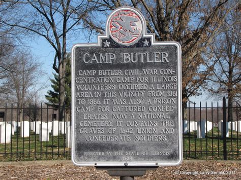 Camp Butler National Cemetery Map - Illinois - Mapcarta