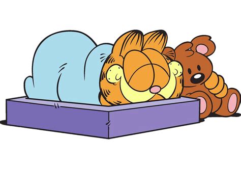 Garfield Sleeping Png