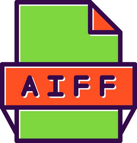 Aiff File Format Icon 15830584 Vector Art at Vecteezy