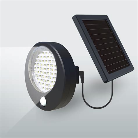 66LED Solar Powered PIR Motion Sensor Light Outdoor Garden Security ...