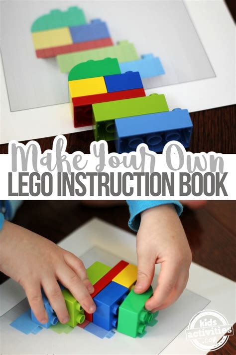 How to Make Your Own DIY LEGO Instruction Book | Kids Activities Blog