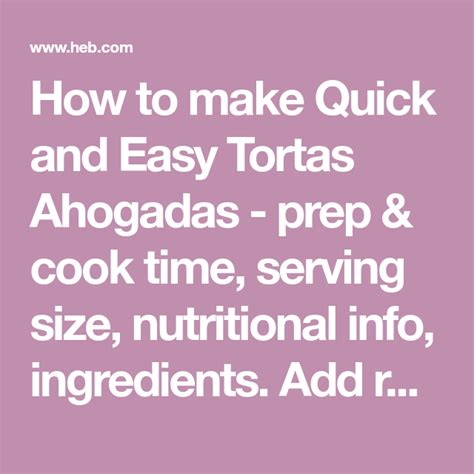 Quick and Easy Tortas Ahogadas Recipe from H-E-B | Recipe | Tortas ...