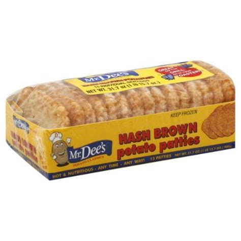 Mr. Dee's Frozen Hash Brown Potato Patties 15ct, 31.75 oz - Kroger