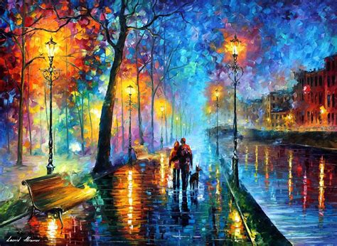 MELODY OF THE NIGHT — night painting by L.Afremov