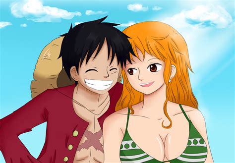 |RQ|Luffy and Nami by EmoDetectiveEspada on DeviantArt