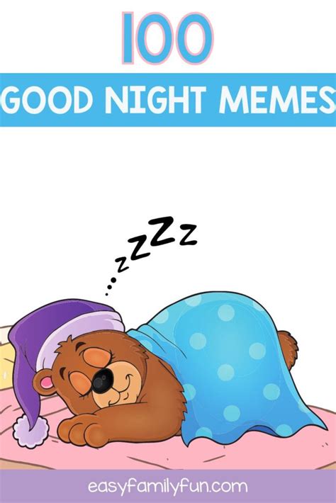 Good Night Memes - Easy Family Fun- Games, Trivia, and Jokes