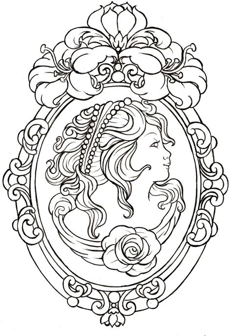 Stunning Cameo Tattoo Design by Metacharis on DeviantArt