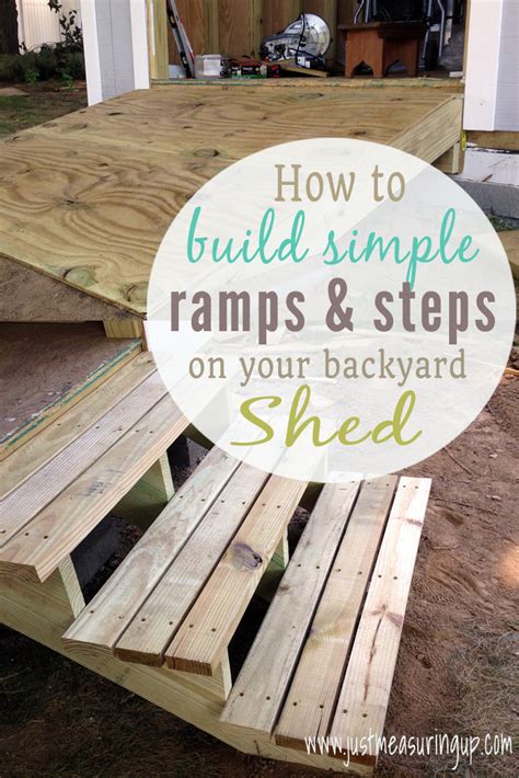 Diy Wood Shed Ramp / Storage Shed Ramps Shed Ramp Diy Shed Ramp Diy ...