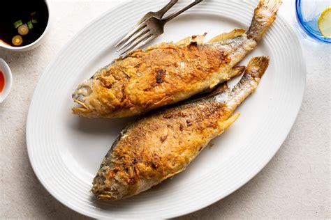 Korean Fried Whole Fish Recipe With Yellow Croaker