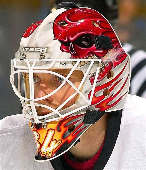 NHL Goalie Masks by Team ('09-'10) - Miikka Kiprusoff | Sports ...