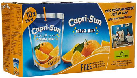 Buy Capri-Sun Orange Juice, 200 ml - Pack of 10 Online at desertcart UAE