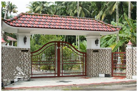 Kerala Padippura Designs | House gate design, House fence design ...