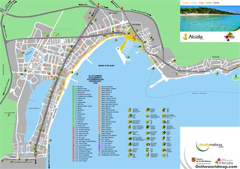 Puerto de Alcudia map - Ontheworldmap.com