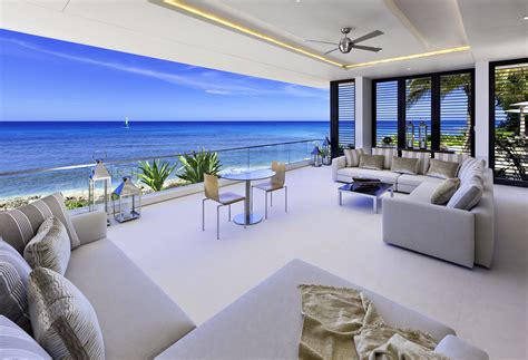 "Alaya", Barbados | Beach house interior, Ocean view living room ...