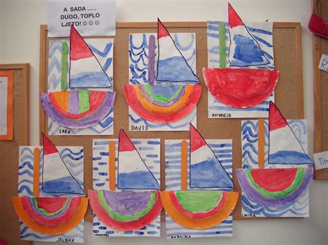 sailing boats... Elementary Lesson Plans, Kindergarten Art, Arts Ed ...