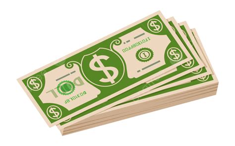 Money Dollar Cash Vector Hd PNG Images, Dollar Bill Stack Cash Money ...