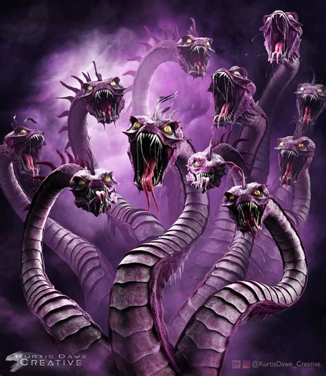 ArtStation - Hydra from Hercules, Kurtis Dawe | Beast creature ...