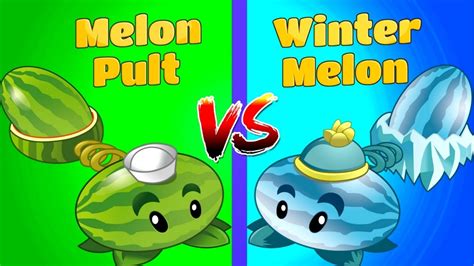 MELON PULT vs WINTER MELON Plants vs Zombies 2 Free Plants - YouTube