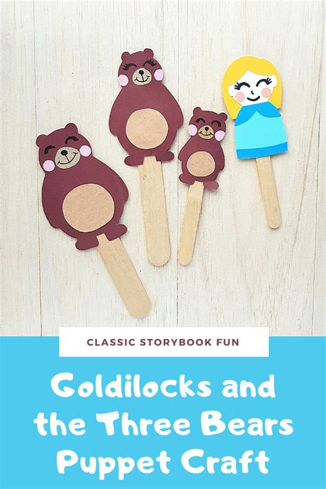 Goldilocks And The Three Bears Puppet Craft | Goldilocks and the three ...