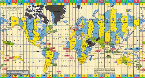 Standard Time Zone chart of the World in 1920- map presentation ...