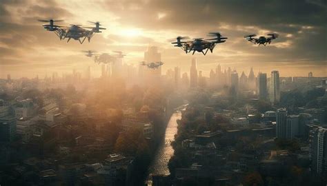 Drone City Stock Photos, Images and Backgrounds for Free Download