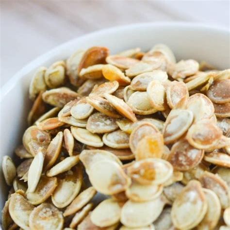 Baked Pumpkin Seeds Recipe - A Mom's Take