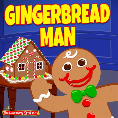 Gingerbread Man-Christmas Song for Kids | The Learning Station