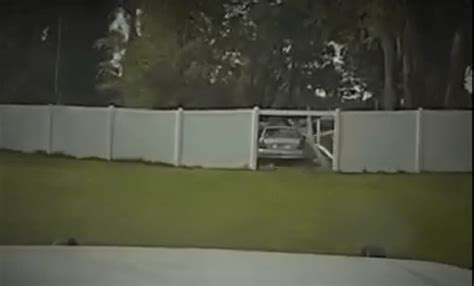 WATCH: Florida man runs cars off road, plows through fences during ...