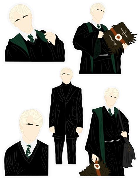 Draco Malfoy Sticker Pack | Etsy