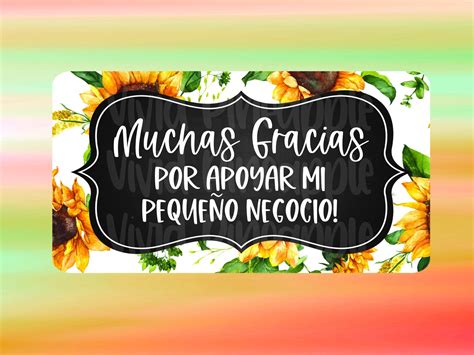 PNG Sticker Download Muchas Gracias Por Apoyar Mi Pequeno Negocio ...