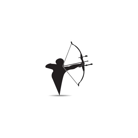 Archery logo icon vector illustration design 13542068 Vector Art at ...