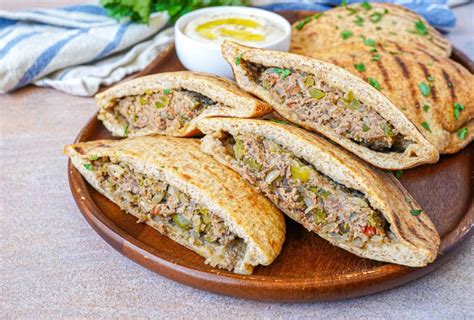 Hawawshi (Egyptian Meat Stuffed Bread) - Tara's Multicultural Table