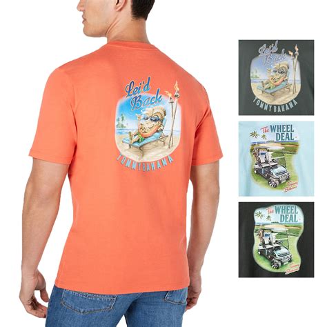 Tommy Bahama Mens Crew Neck Graphic Pocket T-Shirts | eBay