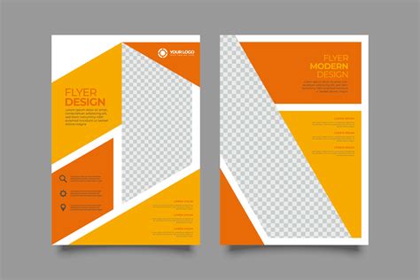 Modern corporate business a4 flyer poster template brochure cover ...