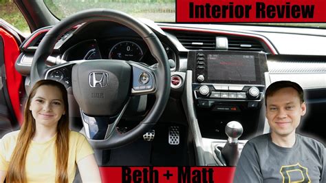 2020 Honda Civic Si Coupe Interior Review (Beth + Matt) - YouTube