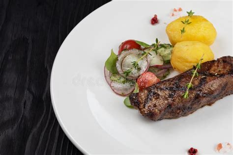 Grilled black angus steak stock image. Image of grill - 252908435