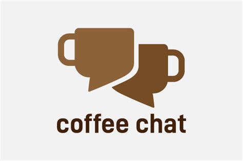 Coffee Chat Logo Design Concept Graphic Graphic by manglayang.studio ...