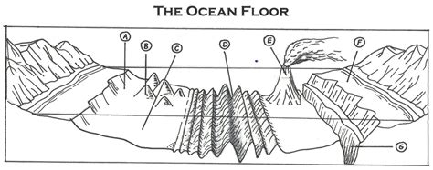 Ocean Floor Features Vocabulary | Viewfloor.co